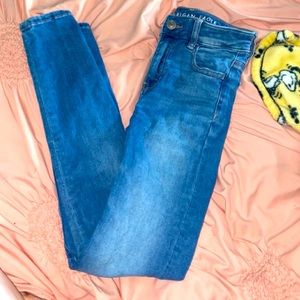 size 0 american eagle jeans